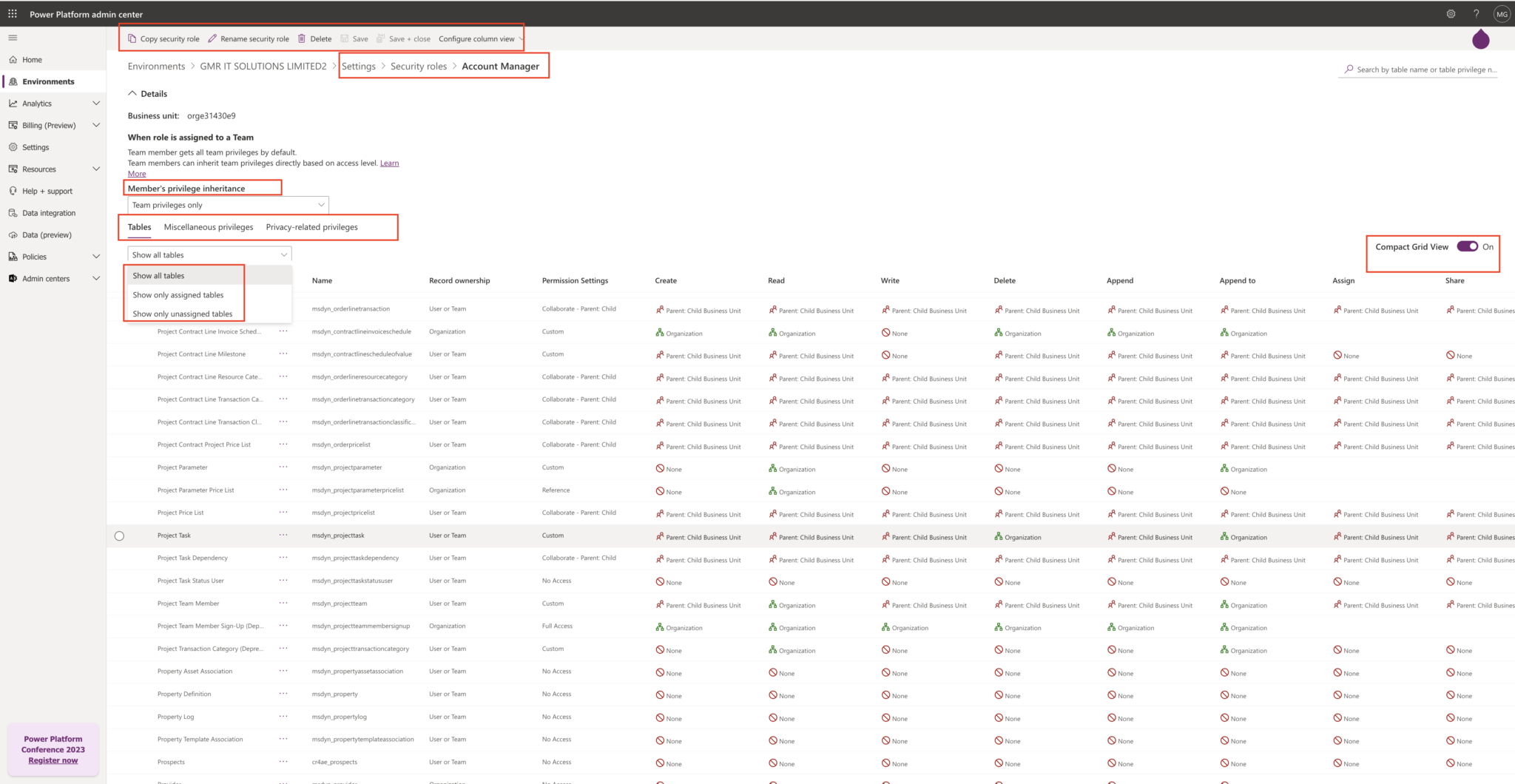 {Do you know} Modern security role editor through Power Platform Admin ...